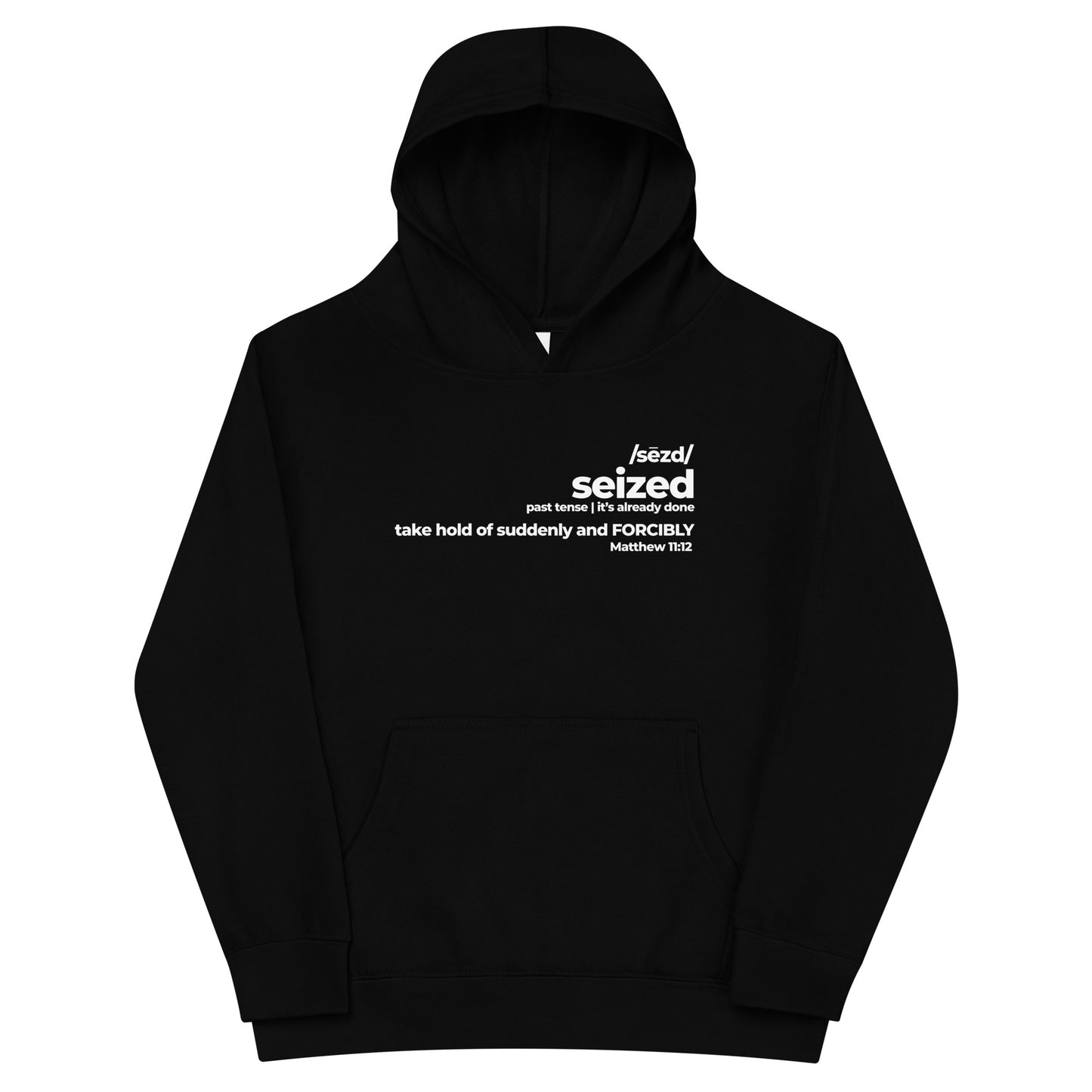 Seized Kids fleece hoodie